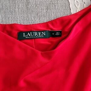 Ralph Lauren Black Label Red Dress Size 6 NWT – Elegant A-Line – Orient Red